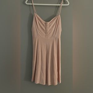 Mini blush dress, in size Large. Brand: forever 21